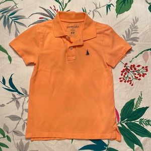 Crewcuts pique polo size 4-5